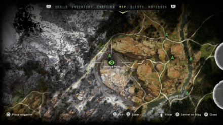 Sterling-Malkeet Amphitheater Vantage Horizon Zero Dawn Map