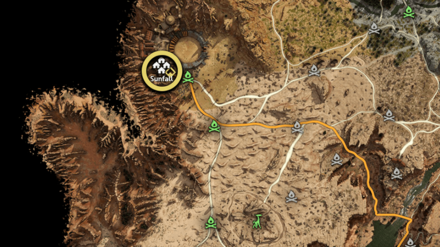 Horizon Zero Dawn - Sunfall Location