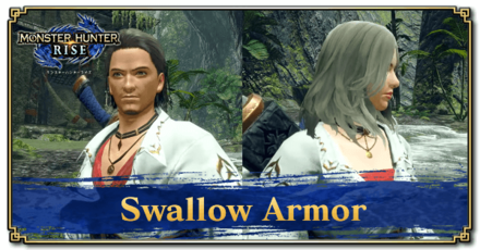 Monster Hunter Rise (MH Rise) - Swallow Armor Banner