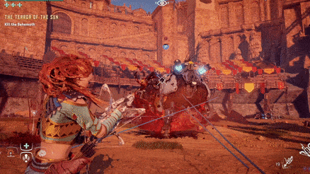 Horizon Zero Dawn - Use a Ropecaster to Tie Down the Behemoth