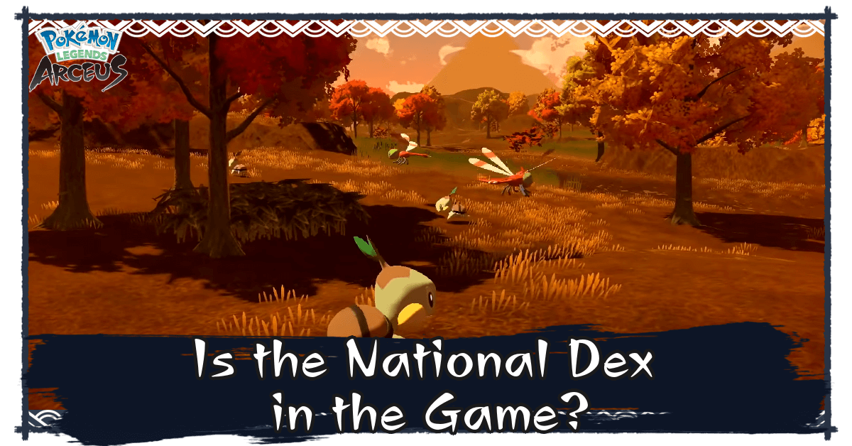 Pokemon Legends Arceus National Dex