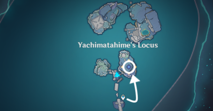 Genshin - Go to the quest marker and observe the pool of water