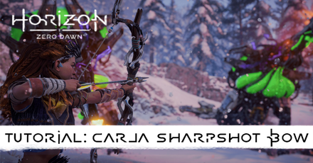 Horizon Zero Dawn - Tutorial Carja Sharpshot Bow