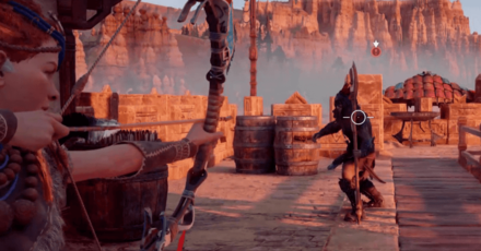 Horizon Zero Dawn - Sun and Shadow - Kill all the Carja Soldiers.png