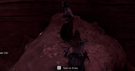 Horizon Zero Dawn - Sun and Shadow - Talk to Elida.png