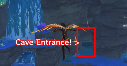 Genshin - Cave Entrance in The Still Water