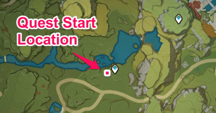 Genshin - Hereafter All Is Well Quest Start Location
