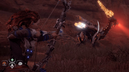 Horizon Zero Dawn - Kill the Machines Attacking Erend