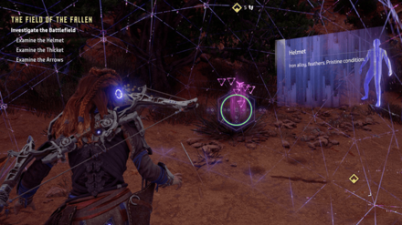 Horizon Zero Dawn - Investigate the Battlefield