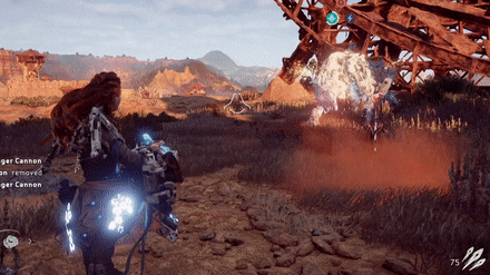 Horizon Zero Dawn - Detach and Use Ravager Guns