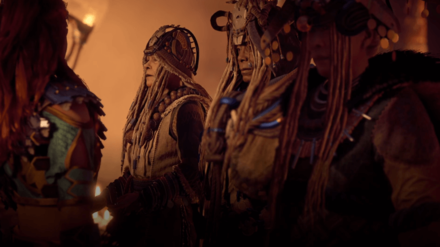 Horizon Zero Dawn - Speak to Teersa at the Cradle Entrance