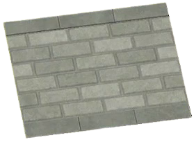 ACNH - Gray Brick Rug Image