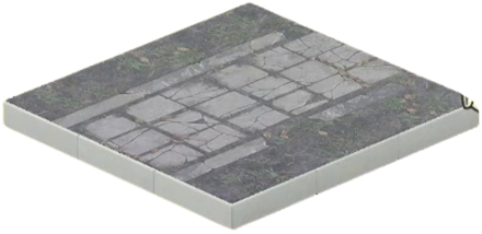 ACNH - Broken Stone-Path Flooring Image