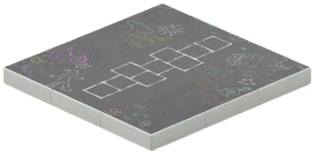 ACNH - Hopscotch Flooring Image