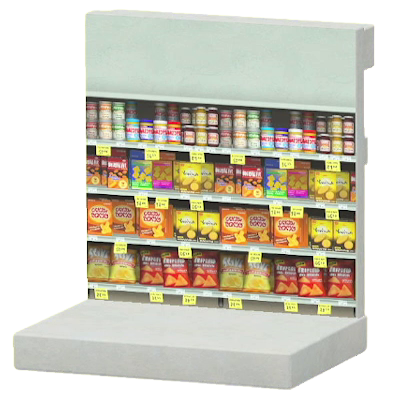 ACNH - Supermarket Wall Image