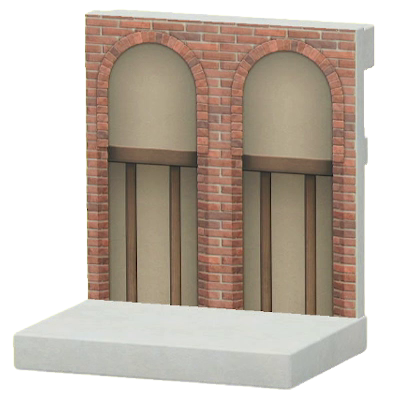 ACNH - Retro Restaurant Wall Image