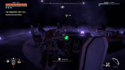 Horizon Zero Dawn - Examine the Control Room