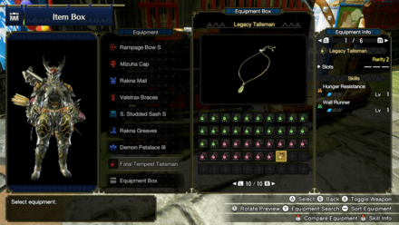 MH Rise - Legacy Talisman