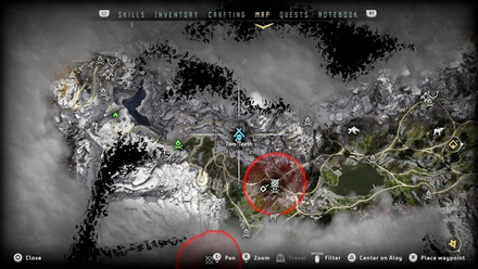 Corrupted Zone and Bandit Camp HZD