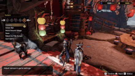 MH Rise - PC Advanced Graphics Settings In-Game Options Step 1