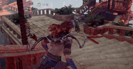 Horizon Zero Dawn - Robbing the Rich - Go down the Stairs.png