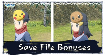 Legends Arceus Save File Bonus