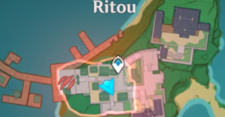 Genshin - Ritou Runaround Map