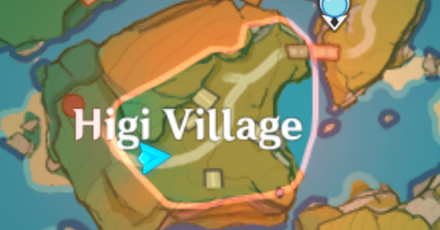 Genshin - Amidst Autumn Trees Map