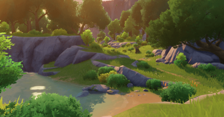 Genshin - Searching the Silent Woods.png