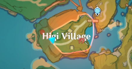 Genshin - Amidst Autumn Rees Hiding Spot 2 Map