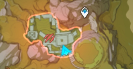 Genshin - Guili Plains Hiding Spot 1 Map