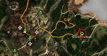 Horizon Zero Dawn - Honor the Fallen - Go to the Lake Shrine.png