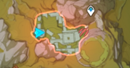 Genshin - Guili Plains Hiding Spot 2 Map