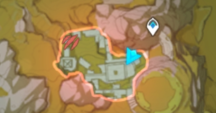 Genshin - Guili Plains Hiding Spot 3 Map