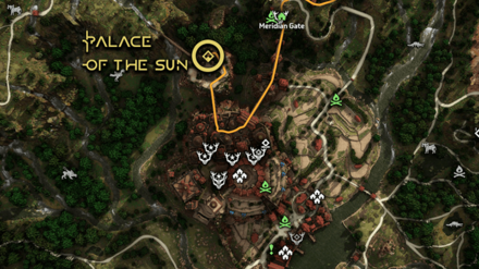 Horizon Zero Dawn - Palace of the Sun Location
