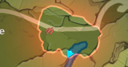 Genshin - Starfall Lake Hiding Spot 3 Map