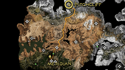Horizon Zero Dawn - Pitchcliff Location