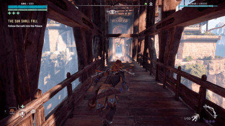 Horizon Zero Dawn - Follow Dervahl Into the Palace