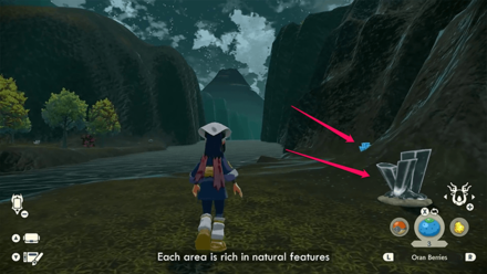 Pokemon Legends Arceus - Blue and Gray Rocks