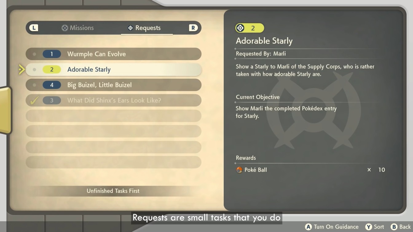 Pokemon Legends Arceus Requests