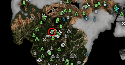 Horizon Zero Dawn - Weapons of the Lodge - Map Location.png