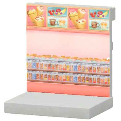 ACNH - Ice-Cream-Shoppe Wall Image