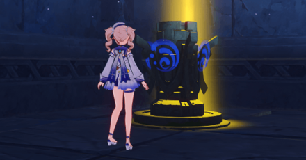 Genshin - Hydro Monument in the Evernight Temple Maze