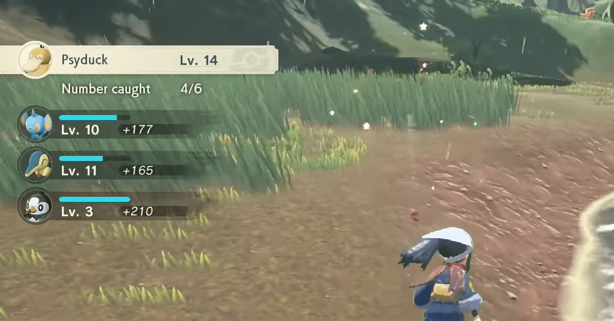 Pokemon Legends Arceus Exp Share