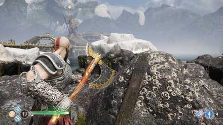 God of War Cliffs of the Raven Odin