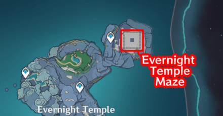 Genshin - Evernight Temple Maze Location