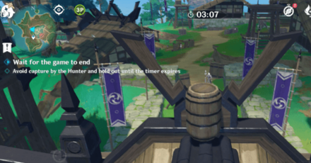 Genshin - Kujou Encampment Hiding Spot 2