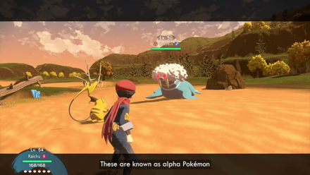 Pokemon Legends Arceus - Avoid Facing Alpha Pokemon