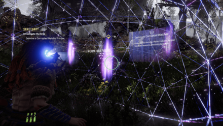 Horizon Zero Dawn - Examine a Corrupted Watcher Corpse