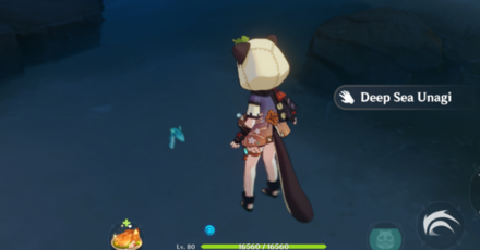Genshin - Deep Sea Unagi in the wild